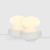 Tala Reflection Oval Table Lamp In White