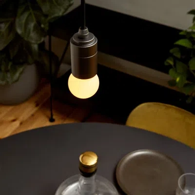 Tala Sphere Ii Pendant Light In Graphite In Matte Black