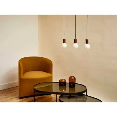 Tala Sphere Iii Pendant Light In Walnut