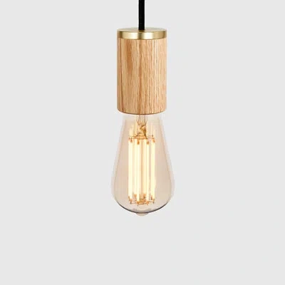 Tala Squirrel Cage Pendant Light In Oak In Natural