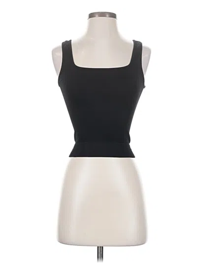 Pre-owned Tala Tank Top Black Strapless Neckline Tops