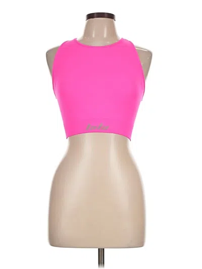 Pre-owned Tala Tank Top Pink Halter Neckline Tops
