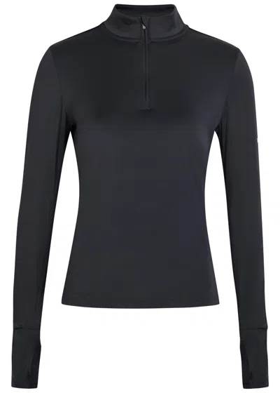 Tala Ultralite Half-zip Stretch-jersey Gym Top In Blue