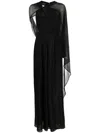 Talbot Runhof Jumpsuit Mit Weitem Bein In Black