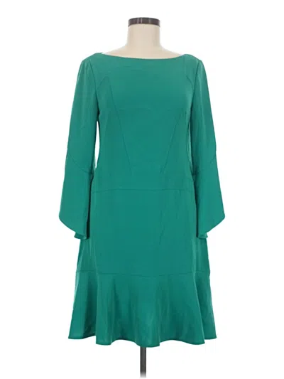 Pre-owned Talbot Runhof Casual Dress In Teal