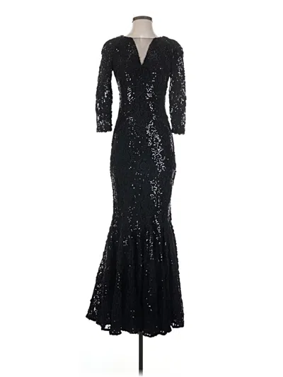 Pre-owned Talbot Runhof Cocktail Dress In Black