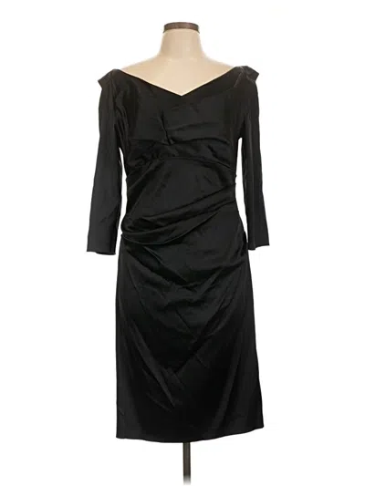 Pre-owned Talbot Runhof Cocktail Dress In Black