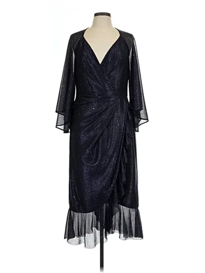 Pre-owned Talbot Runhof Cocktail Dress In Blue