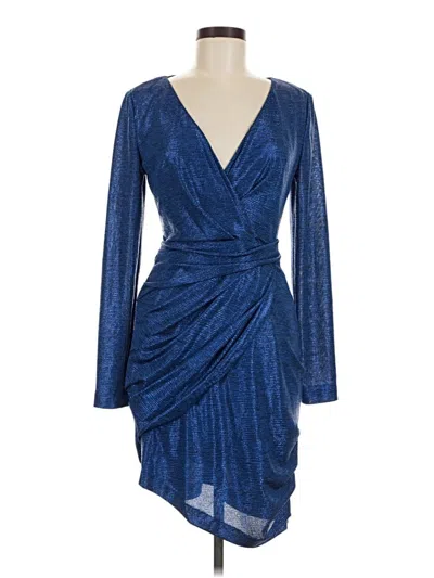 Talbot Runhof Cocktail Dress In Blue