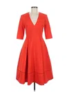 Talbot Runhof Cocktail Dress In Red