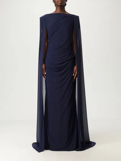 Talbot Runhof Dress  Woman Colour Blue