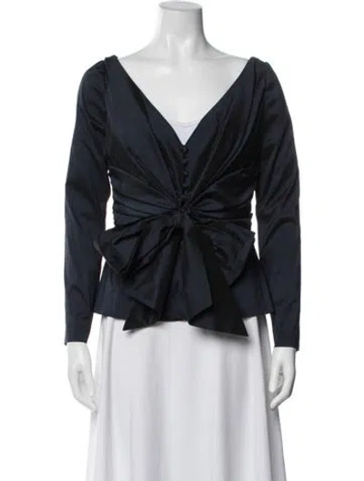 Pre-owned Talbot Runhof Evening Jacket W/ Tags In Blue