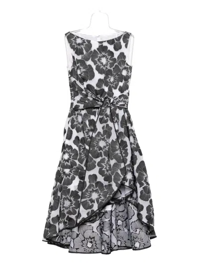 Talbot Runhof Floral-print Knot Dress In Multi