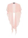 Talbot Runhof Georgette Crepe Scarf In Pink