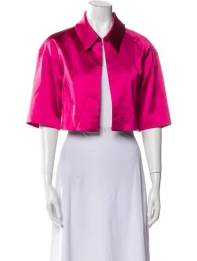Pre-owned Talbot Runhof Jacket In Pink