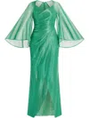 Talbot Runhof Korana 2 Gown In Green