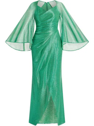 Talbot Runhof Korana 2 Gown In Green