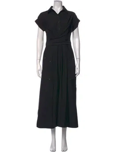 Pre-owned Talbot Runhof Long Dress In Black