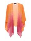Talbot Runhof Ombré-effect Scarf In Orange