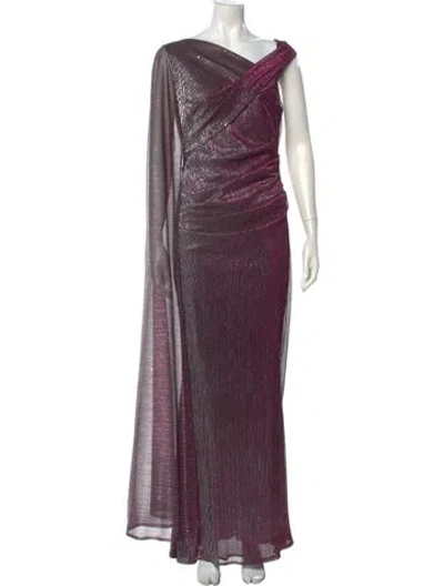 Pre-owned Talbot Runhof One-shoulder Long Dress
