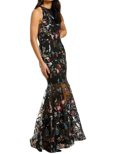 Talbot Runhof Paradise Gown In Black