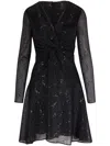Talbot Runhof Sequin-embellished Dress In Black