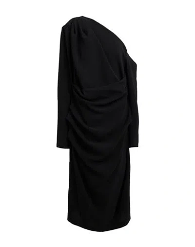 Talbot Runhof Woman Midi Dress Black Size 16 Triacetate, Polyester