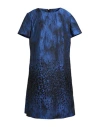 Talbot Runhof Woman Mini Dress Blue Size 16 Polyester, Polyamide, Polyacrylic, Virgin Wool In Blue