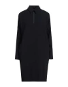 Talbot Runhof Woman Mini Dress Midnight Blue Size 12 Triacetate, Polyester In Blue
