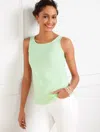 Talbots 180â° Two-way Sleeveless Tank Top - Pale Mint - Xs