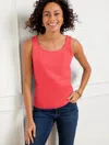 Talbots Misses - 180â° Two-way Tank Top - Pink Passion - Large