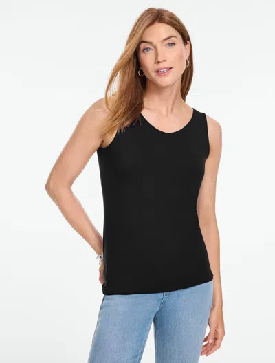 Talbots 180â° Two-way Sleeveless Tank Top - Black - Small