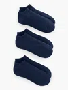 Talbots 3-pack Ankle Socks - Ink - 001  In Blue