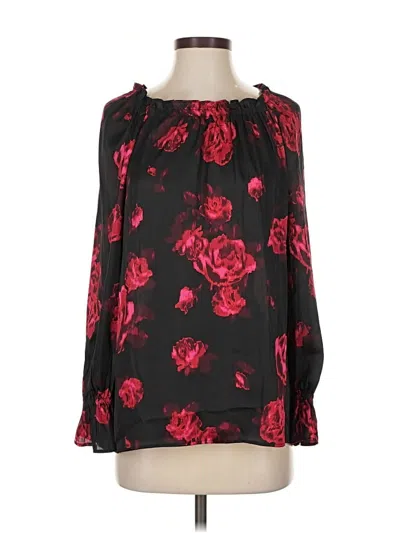 Pre-owned Talbots 3/4 Sleeve Blouse In Black