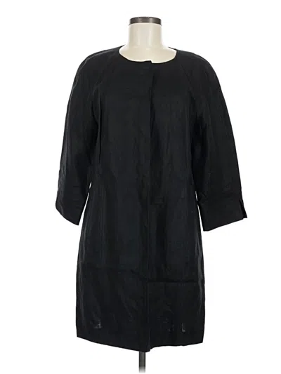 Pre-owned Talbots 3/4 Sleeve Blouse In Black