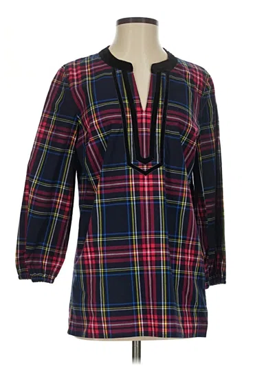 Pre-owned Talbots 3/4 Sleeve Blouse In Black