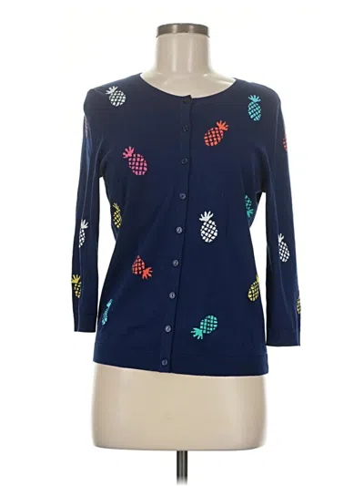 Pre-owned Talbots 3/4 Sleeve Blouse In Blue