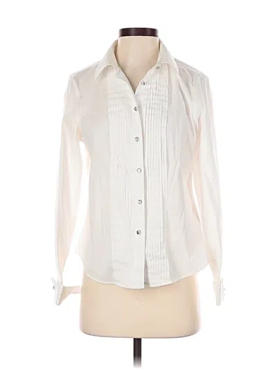 Pre-owned Talbots 3/4 Sleeve Blouse In Ivory
