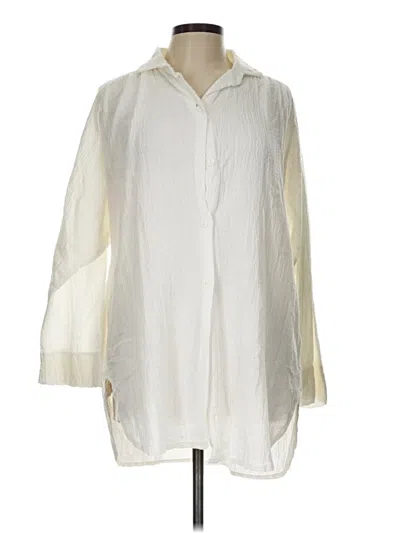 Pre-owned Talbots 3/4 Sleeve Blouse In Ivory
