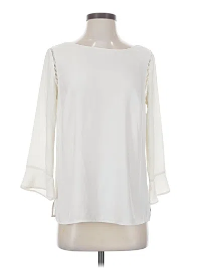Pre-owned Talbots 3/4 Sleeve Blouse In Ivory