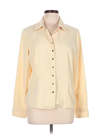 Pre-owned Talbots 3/4 Sleeve Blouse In Ivory