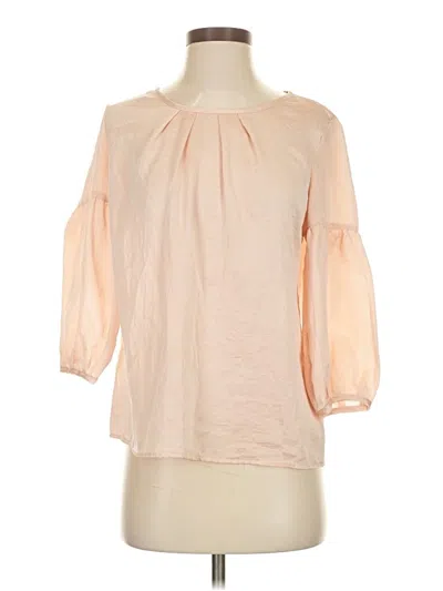 Pre-owned Talbots 3/4 Sleeve Blouse In Pink