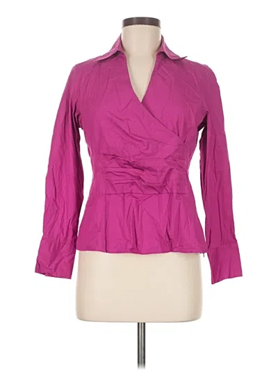 Pre-owned Talbots 3/4 Sleeve Blouse In Pink