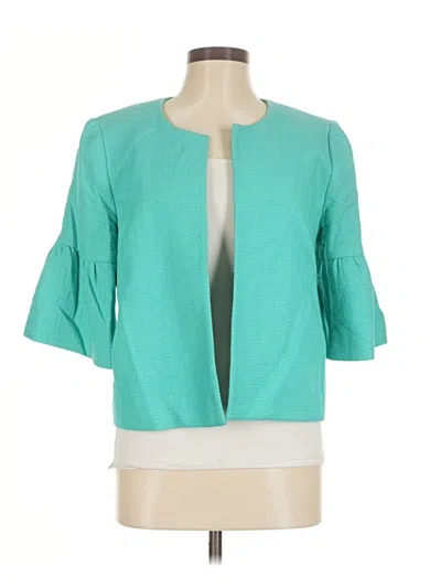 Pre-owned Talbots 3/4 Sleeve Blouse In Teal
