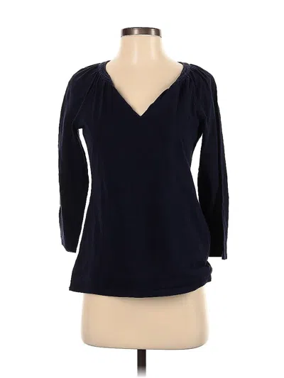 Pre-owned Talbots 3/4 Sleeve T-shirt In Blue