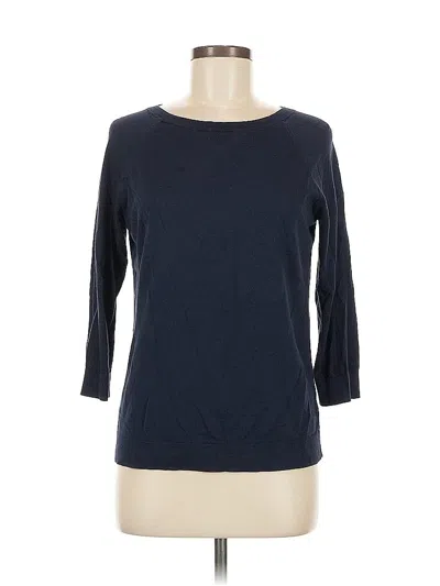 Pre-owned Talbots 3/4 Sleeve T-shirt In Blue