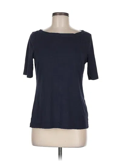 Pre-owned Talbots 3/4 Sleeve T-shirt In Blue