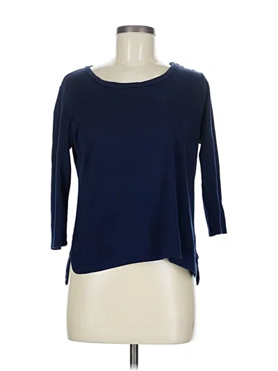Pre-owned Talbots 3/4 Sleeve T-shirt In Blue