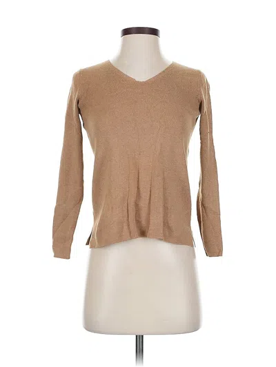 Pre-owned Talbots 3/4 Sleeve T-shirt In Brown