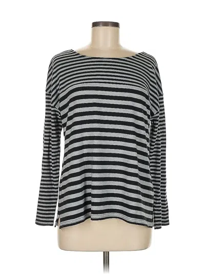 Pre-owned Talbots 3/4 Sleeve T-shirt In Gray